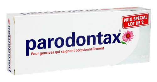 Image PARODONTAX DENT BLANCHEUR 75ML X2