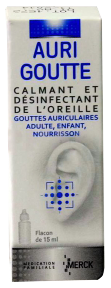 AURIGOUTTE SOLUTION AURICULAIRE 15ML