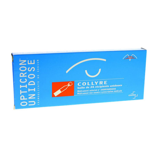 OPTICRON 2% COLLYRE UNIDOSE 24