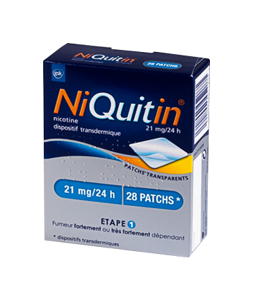 Image NIQUITIN 21MG/24H 28DISPOSITIFS TRANSDERMIQUES