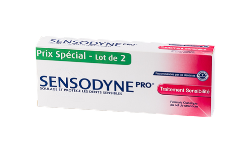 SENSODYNE DENTIFRICE PRO CLASSIC 2 TUBES DE 75 ML