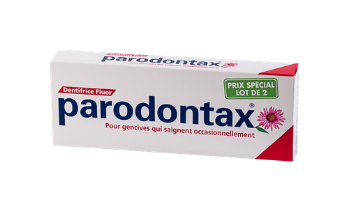 Image PARODONTAX PATE GINGIVALE TUBE 2X75ML