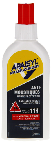 APAISYL REPULSIF MOUSTIQUE HAUTE PROTECTION 90ML